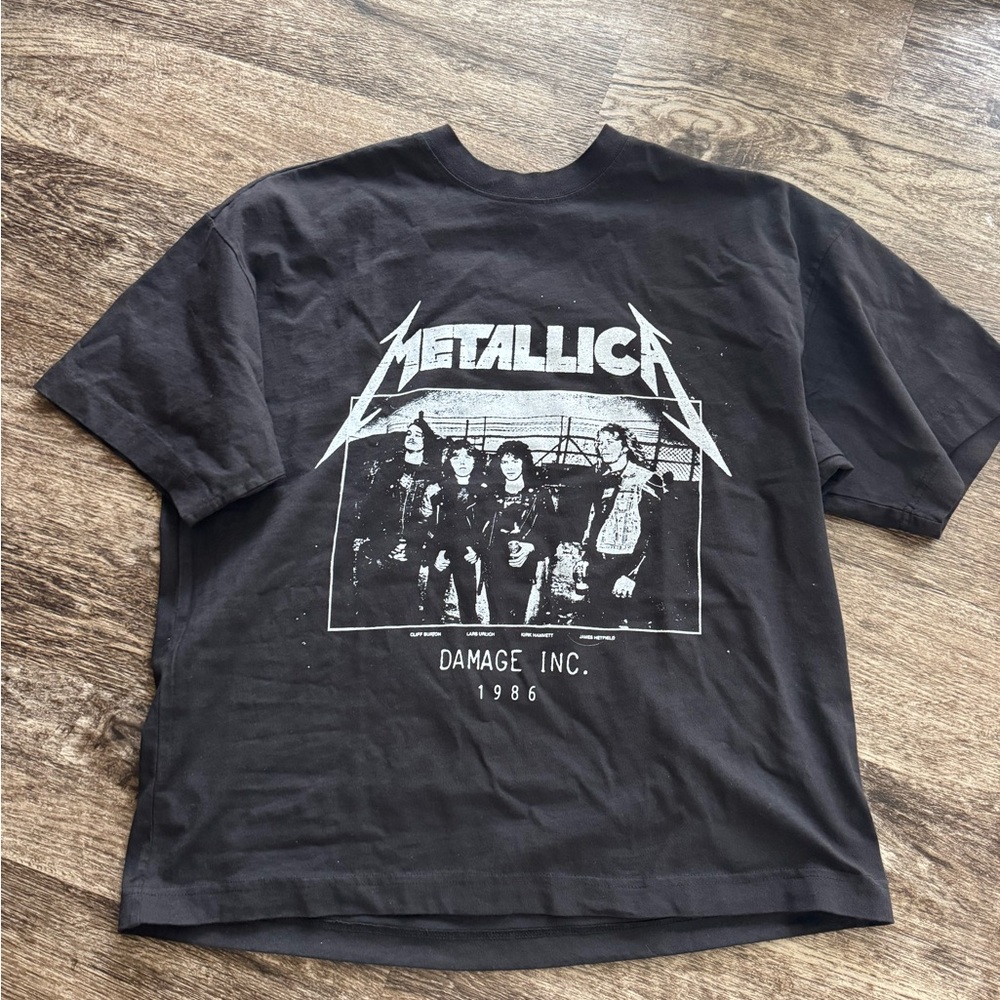 Black Metallica Graphic T-Shirt